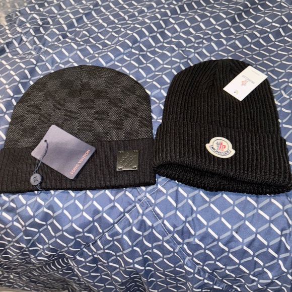 Louis Vuitton and Moncler beanie bundle - Picture 2 of 6